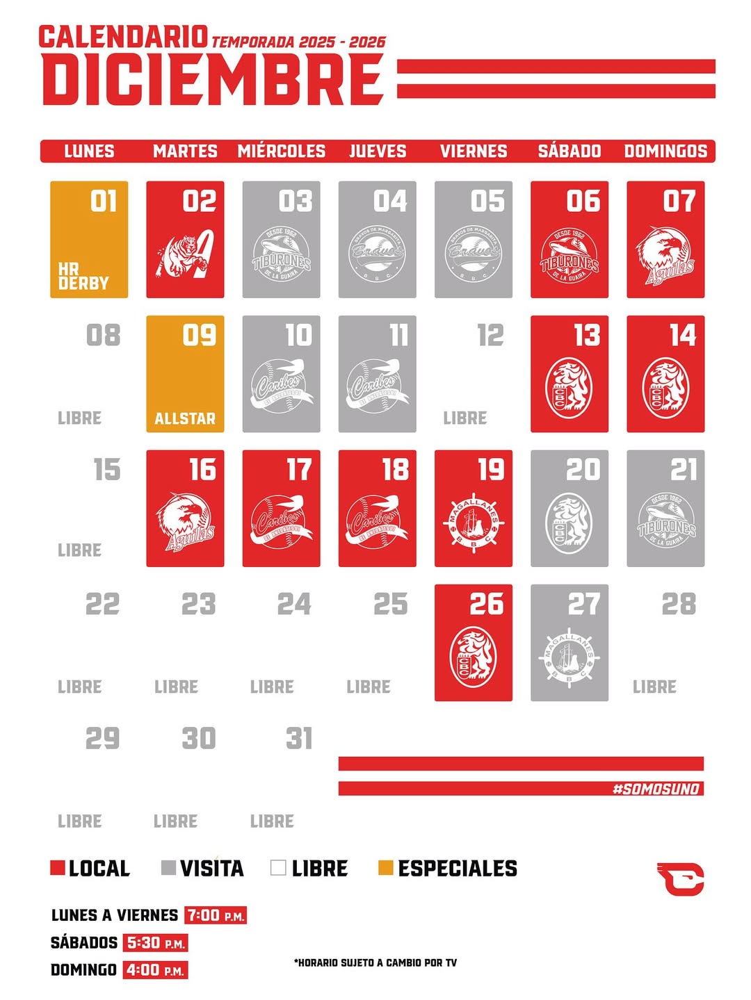 004 ATENCION CAMPEONES 🔥 Aqui esta el calendario de SU equipo Cardenales para buscar el Bicampeonato Contamos con ustedes para defender este titulo y para demostrar de que estan hechos los fana… - Cardenales de Lara B.B.C