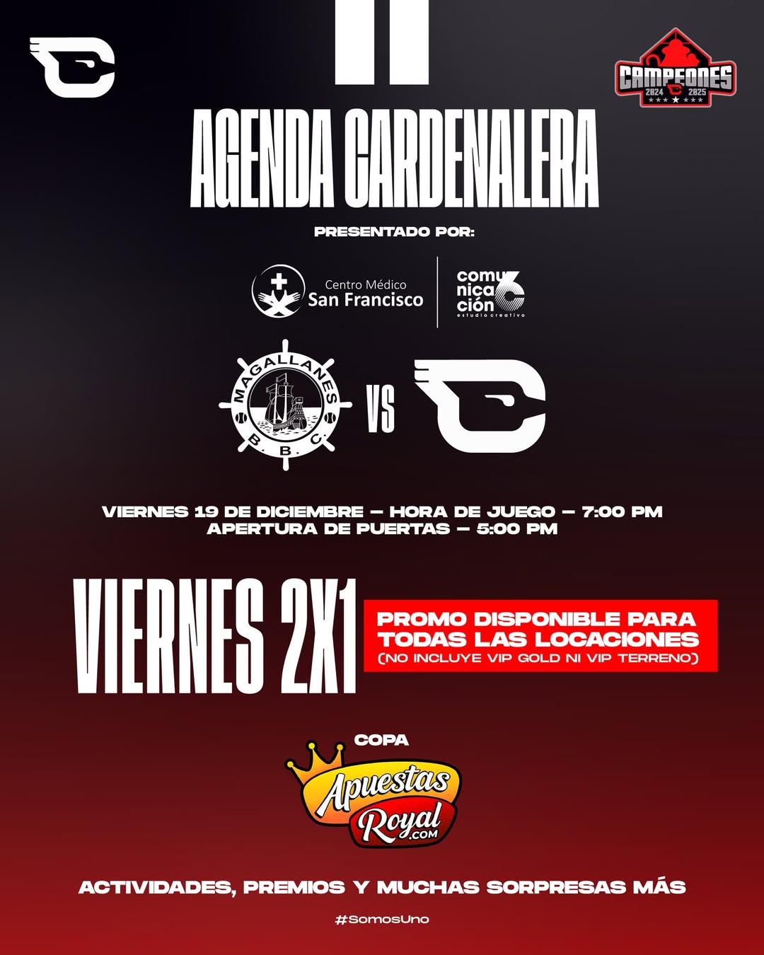 viernes promocion cardenales - Cardenales de Lara B.B.C